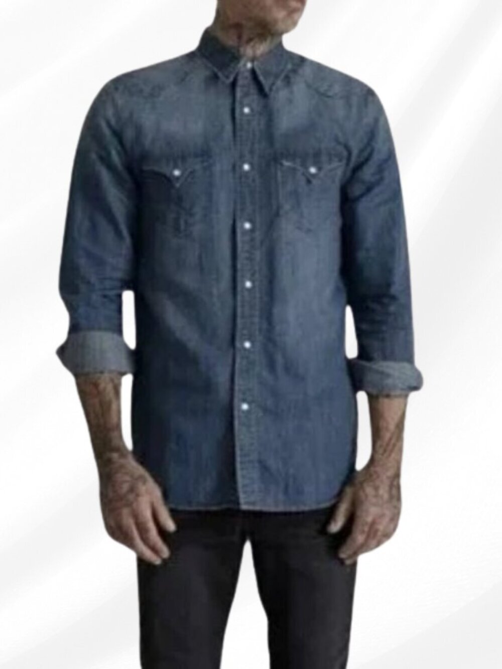 *Man X OneTeaspoon Napoleon Django Western Shirt Size L